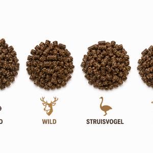 Natuurlijke Trainingssnoepjes Hond | 100% Paard, Wild, Struisvogel & Eend